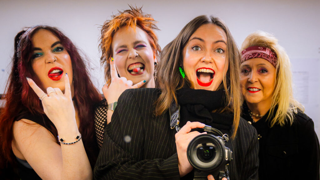 backstage preparation Pop-Up Theatre Sligo actors